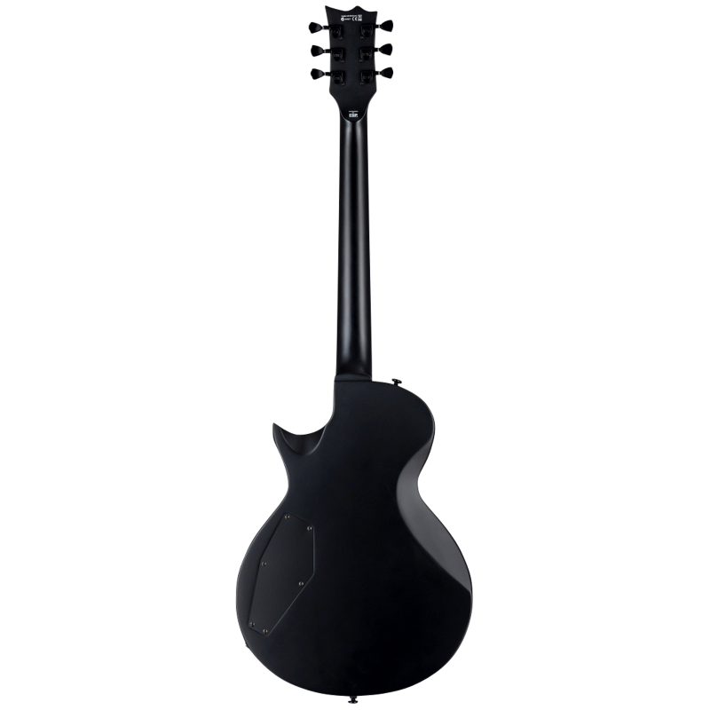 LTD EC-201 Electric Guitar Black Satin Finish with Multi-Binding and ESP LH-150B Pickup — view 2