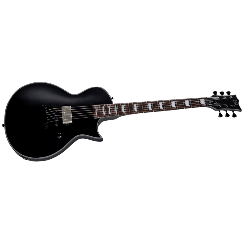 LTD EC-201 Electric Guitar Black Satin Finish with Multi-Binding and ESP LH-150B Pickup — view 3