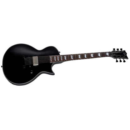 LTD EC-201 Electric Guitar Black Satin Finish with Multi-Binding and ESP LH-150B Pickup — view 3