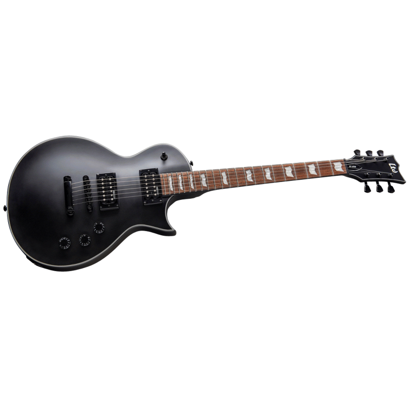 LTD EC-256 Eclipse Electric Guitar - Non Distressed Black, Mahogany Body, Roasted Jatoba Fingerboard, ESP LH-150 Pickups, Coil-Splitting — view 3