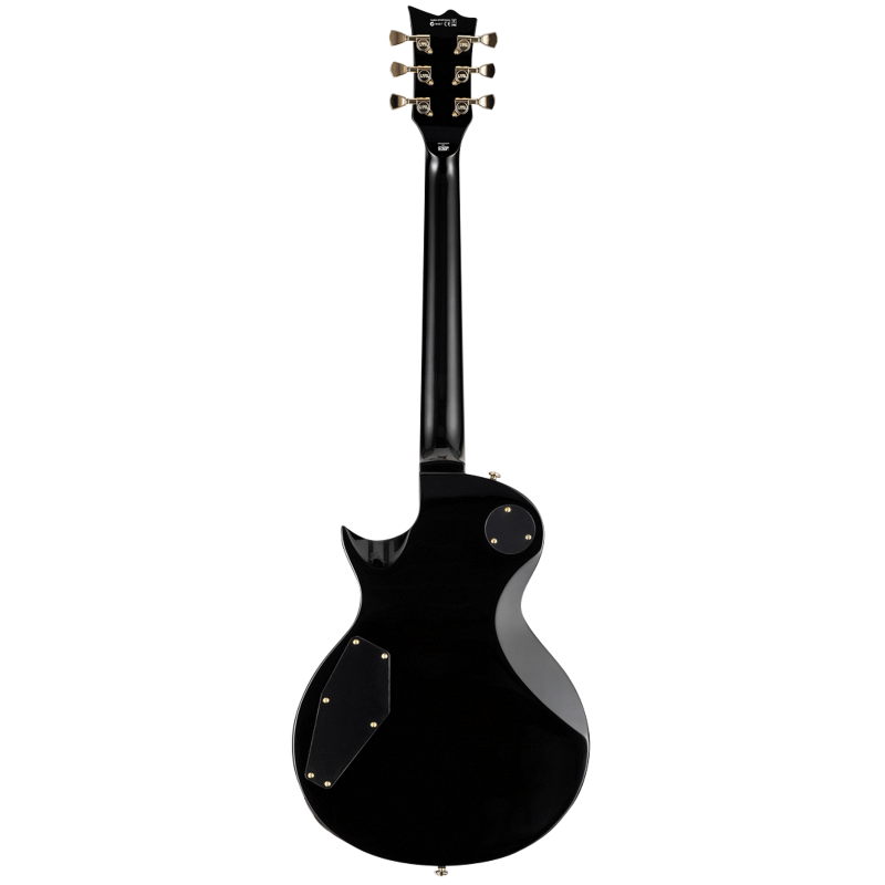 LTD EC-256 Eclipse Electric Guitar - Non Distressed Black, Mahogany Body, Roasted Jatoba Fingerboard, ESP LH-150 Pickups, Coil-Splitting — view 2