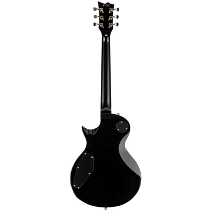 LTD EC-256 Eclipse Electric Guitar - Non Distressed Black, Mahogany Body, Roasted Jatoba Fingerboard, ESP LH-150 Pickups, Coil-Splitting — view 2