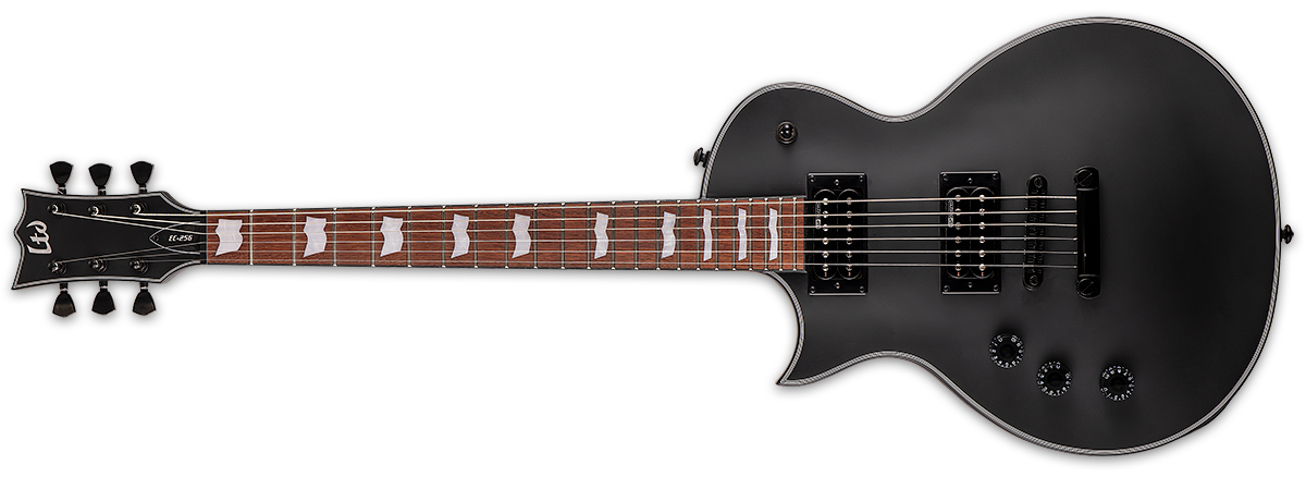 ESP LTD EC-256 Black Satin Left Handed Electric Guitar