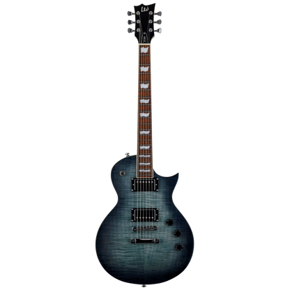 LTD EC-256FM Cobalt Blue Electric Guitar with Flamed Maple Top and ESP Designed LH-150 Pickups