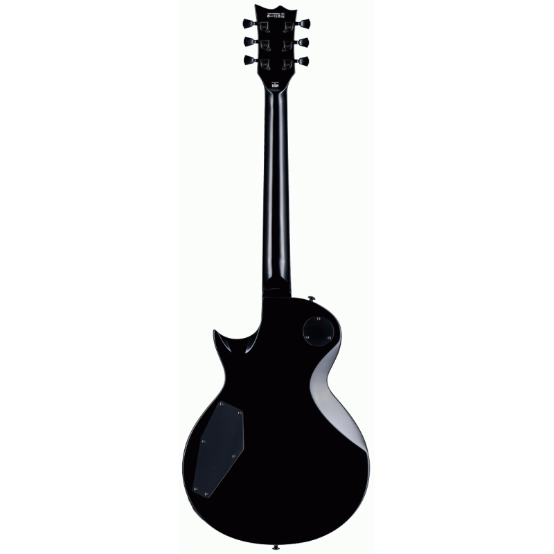 ESP LTD EC-256 Electric Guitar Silver Sunburst Teardrop Finish — view 2