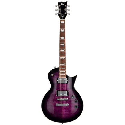 LTD EC-256FM Electric Guitar - See Thru Purple Burst, Flamed Maple Top, Mahogany Body, ESP Designed LH-150 Pickups, 22 Frets