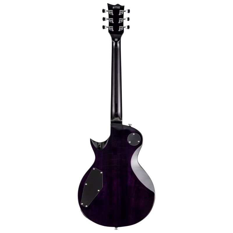 LTD EC-256FM Electric Guitar - See Thru Purple Burst, Flamed Maple Top, Mahogany Body, ESP Designed LH-150 Pickups, 22 Frets — view 2