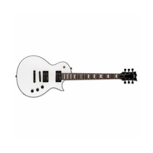 LTD EC-256 Electric Guitar - Snow White, Mahogany Body, Set-Neck, Roasted Jatoba Fingerboard, ESP Designed LH-150 Pickups, Coil-Splitting