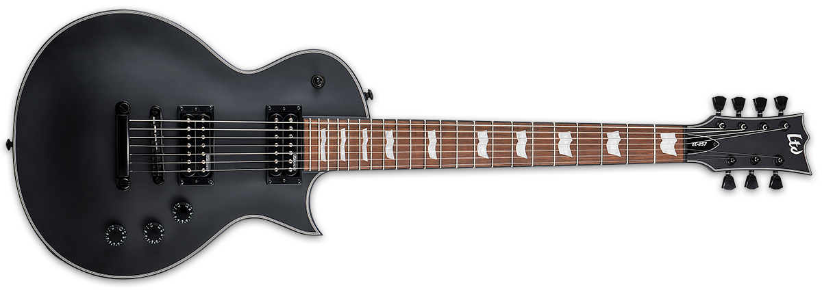 ESP-LTD EC-257 Black Satin 7 String