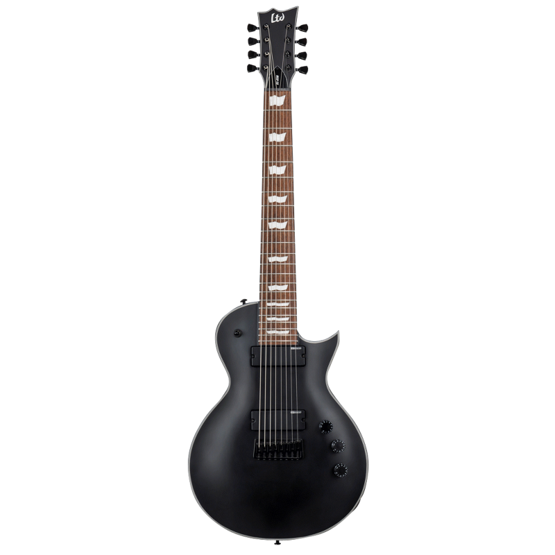 LTD EC-258 Eclipse 8 String Guitar Black Satin