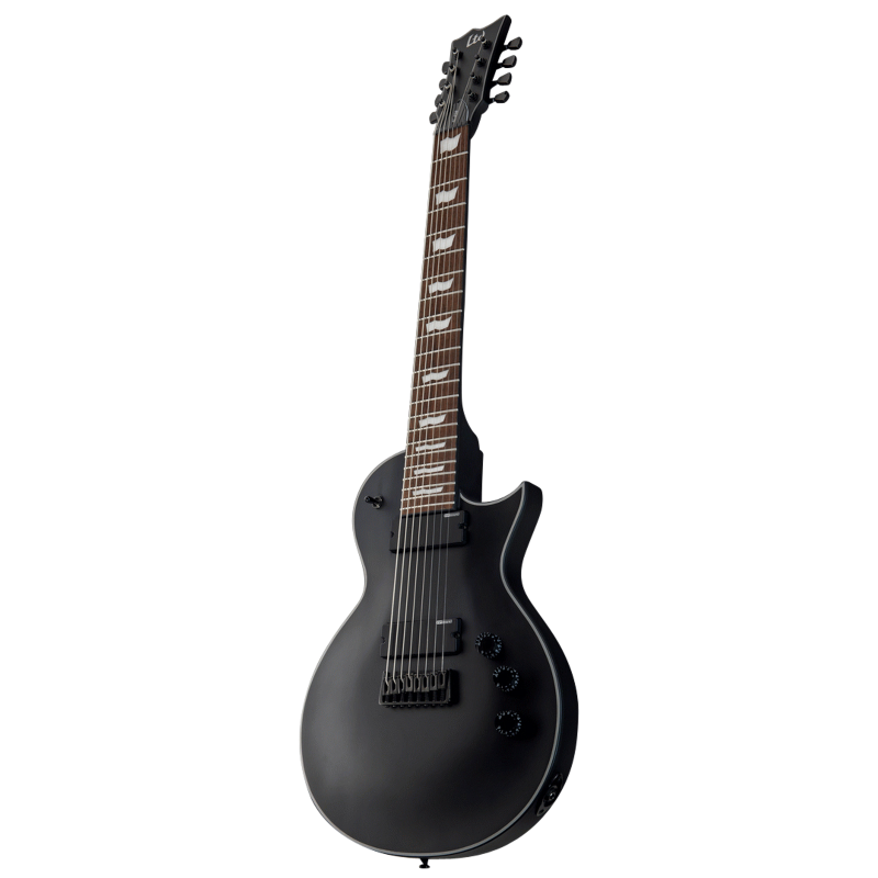 LTD EC-258 Eclipse 8 String Guitar Black Satin — view 3