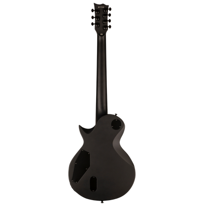 LTD EC-407 Black Satin 7-String Guitar with EMG 81-7H/60-7H Active Electronics — view 2