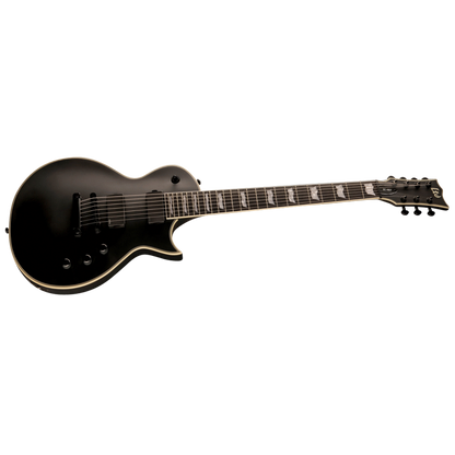 LTD EC-407 Black Satin 7-String Guitar with EMG 81-7H/60-7H Active Electronics — view 3