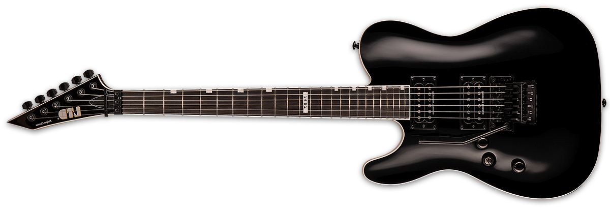 ESP LTD Eclipse 87' Electric Guitar Black Left Handed
