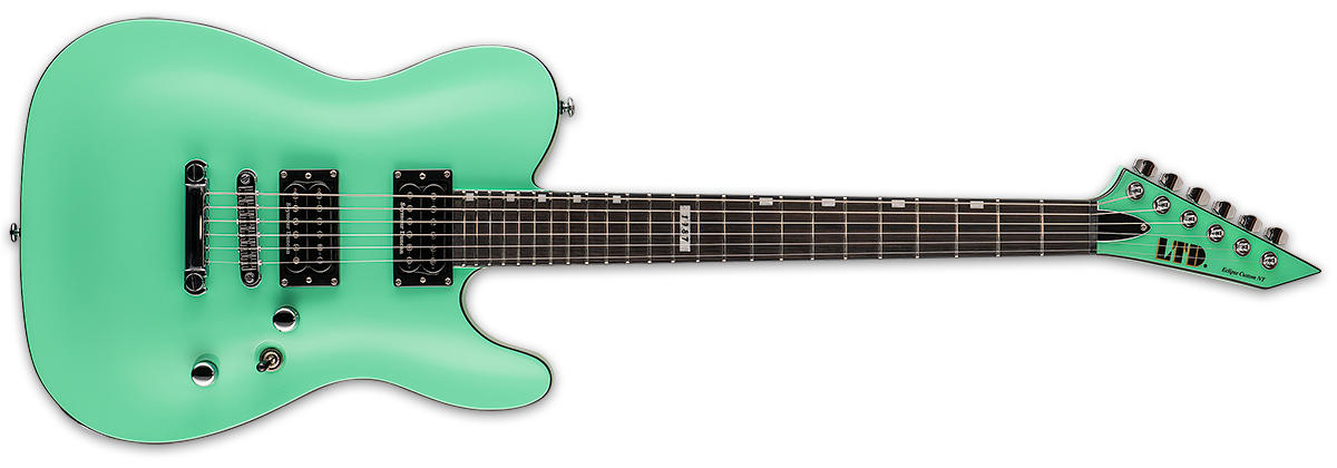 ESP LTD Eclipse '87 NT Electric Guitar Turquoise Blue — view 2