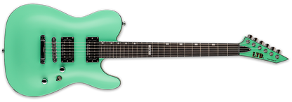 ESP LTD Eclipse '87 NT Electric Guitar Turquoise Blue — view 2