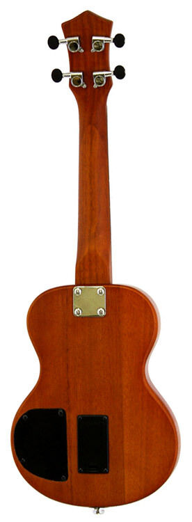 Leolani Solid Body Electric Ukulele with Mahogany Body and Gigbag — view 2