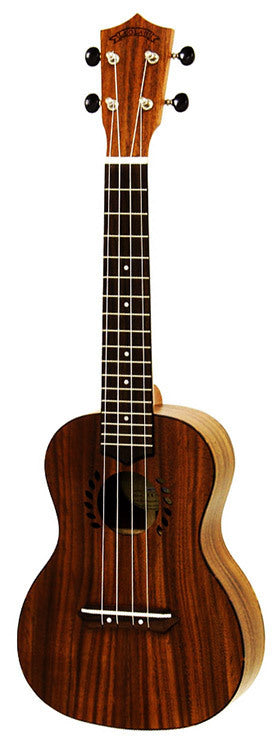 Leolani Solid Koa Concert Ukulele with Gigbag