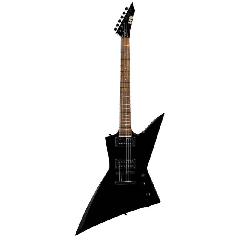 LTD EX-200 Black Set Neck Electric Guitar with ESP Designed Pickups and Roasted Jatoba Fingerboard