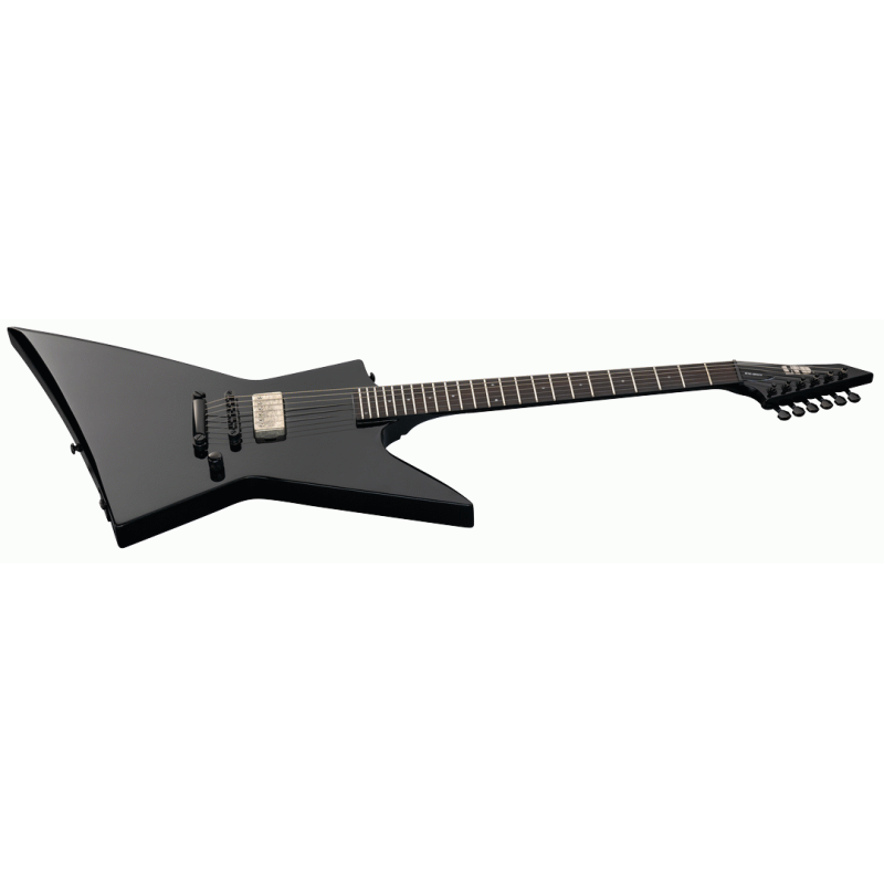 ESP LTD EX-201 Electric Guitar Gloss Black with Single ESP LH-150B Pickup — view 3