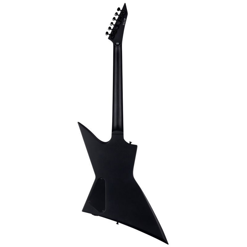 LTD EX-201 Black Satin Electric Guitar with Mahogany Body and Roasted Jatoba Fingerboard — view 2