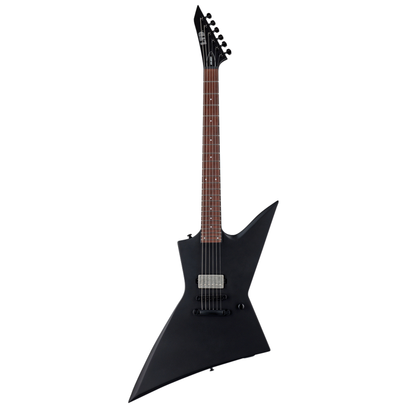 LTD EX-201 Black Satin Electric Guitar with Mahogany Body and Roasted Jatoba Fingerboard