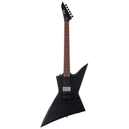 LTD EX-201 Black Satin Electric Guitar with Mahogany Body and Roasted Jatoba Fingerboard