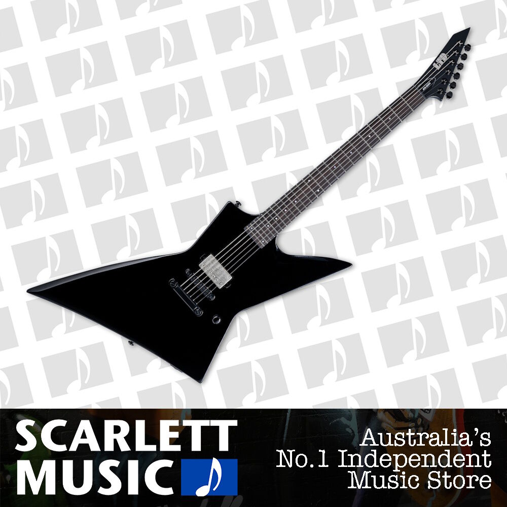 ESP LTD EX-201HT Electric Guitar Black Gloss — view 2
