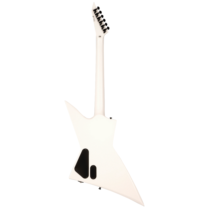 LTD EX-401 Snow White Electric Guitar with Mahogany Body and EMG Pickups — view 2