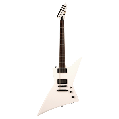 LTD EX-401 Snow White Electric Guitar with Mahogany Body and EMG Pickups