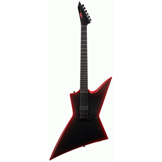 ESP LTD EXL Black Metal Electric Guitar - Red Satin Finish