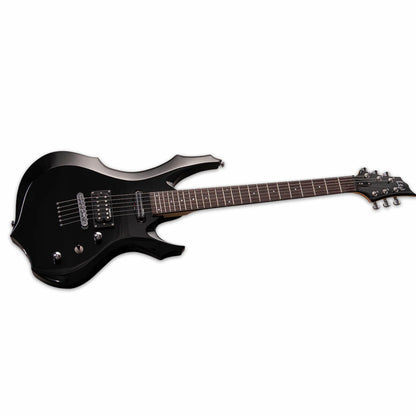 LTD F-10 Black Electric Guitar with Gig Bag — view 3