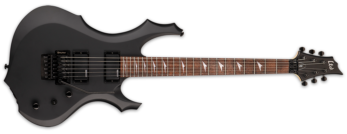 ESP LTD F-200 Electric Guitar Black Satin