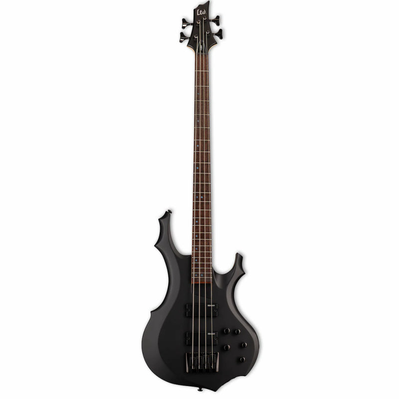 LTD F-204 Black Satin 5-String Bass Guitar