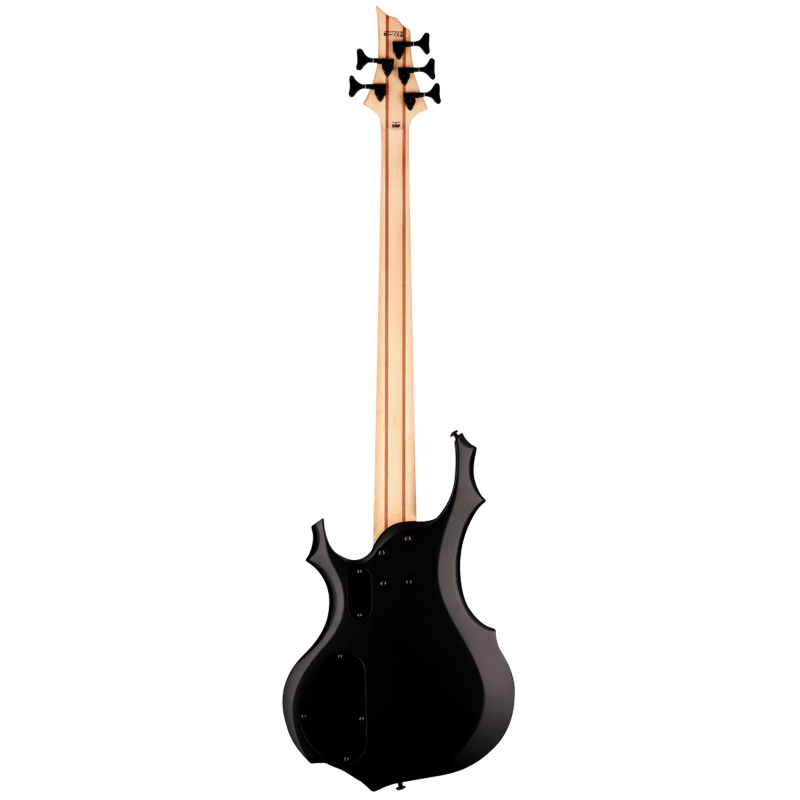 LTD F-205 5-String Bass Guitar Black Satin Finish — view 2