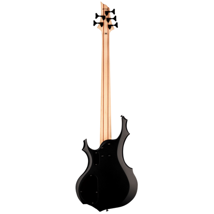LTD F-205 5-String Bass Guitar Black Satin Finish — view 2