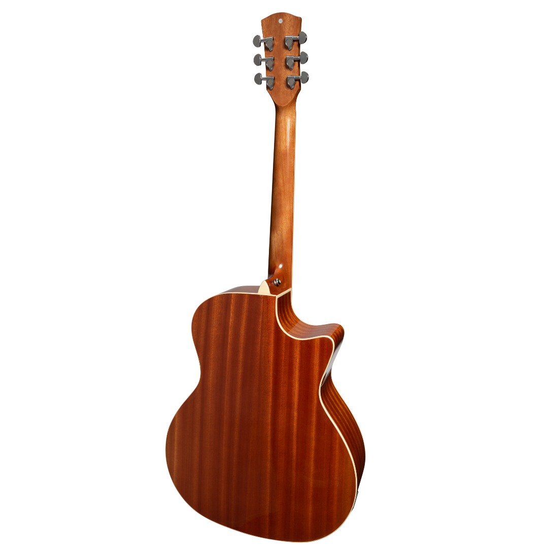 Lorden Left Handed Acoustic-Electric Small Body Cutaway Guitar LFC-10-NGL Natural Gloss — view 2