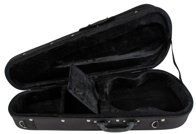 Lanikai Lightweight Black Polyfoam Soprano Ukulele Case with Shoulder Straps and Accessory Pocket — view 3