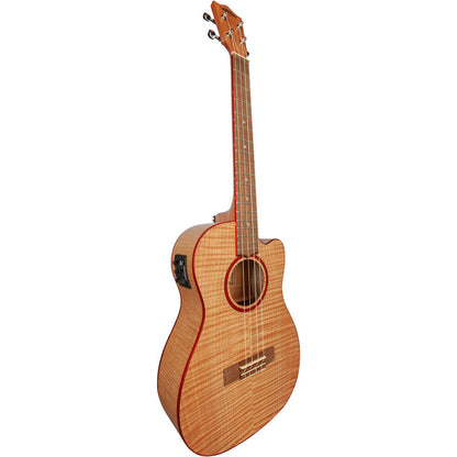 Lanikai Flamed Maple Series Baritone AC/EL Ukulele with Fishman Kula Preamp and Gig Bag — view 3