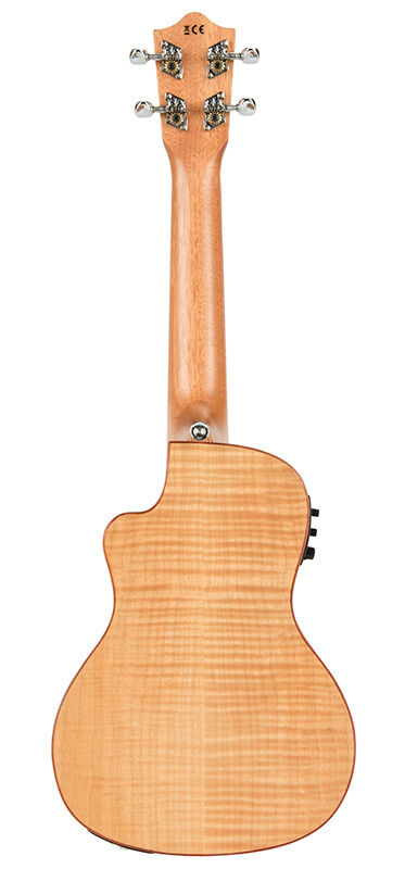 Lanikai Flamed Maple Concert AC/EL Ukulele with Kula Preamp and Gig Bag — view 2