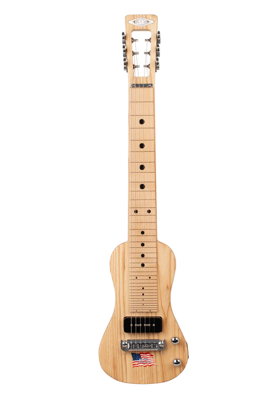 SX Ash Series LG22N 6-String Lap Steel Guitar Natural with Bag
