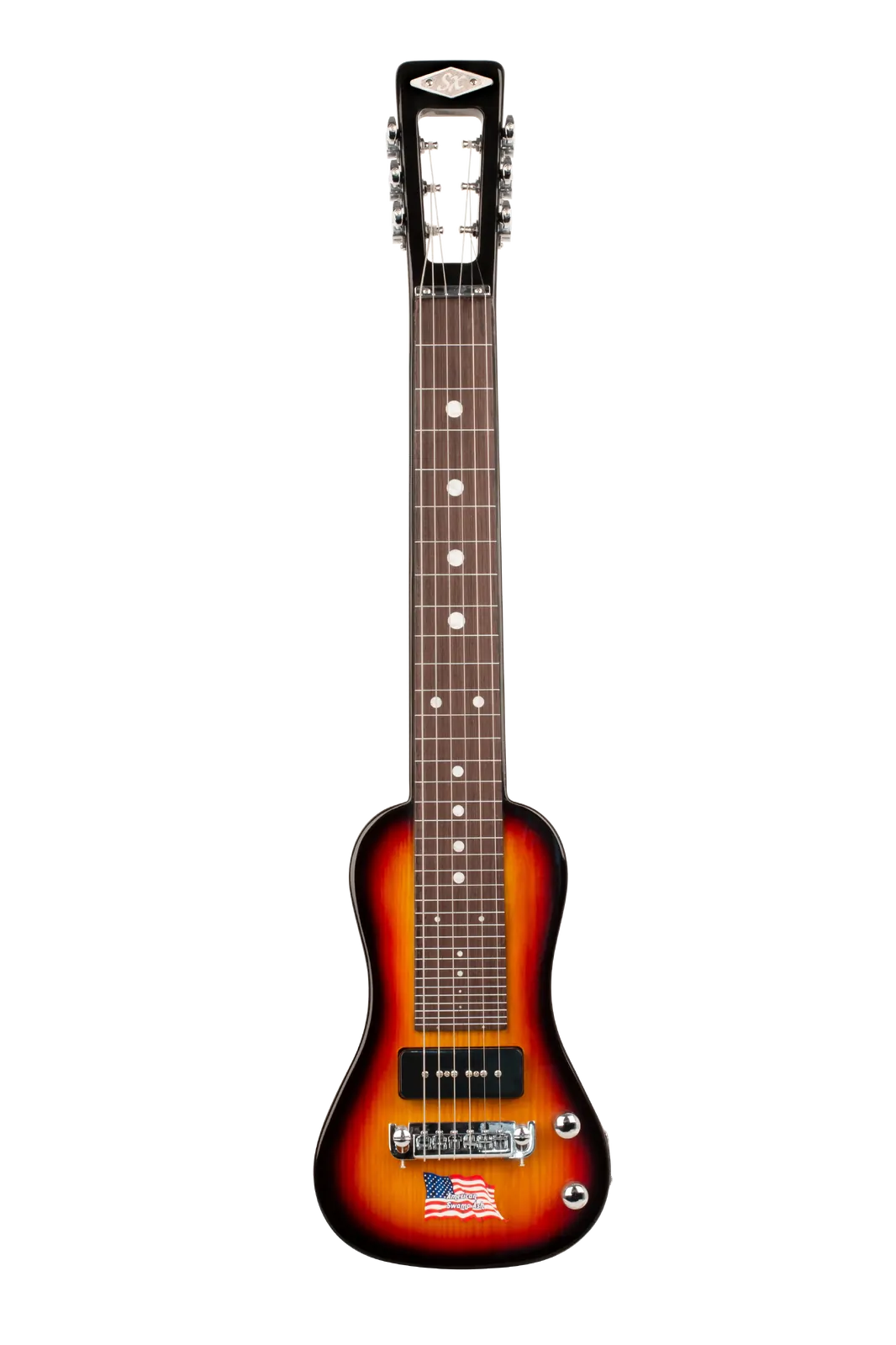 SX Ash Series Lapsteel Guitar Tobacco Stain with Bag