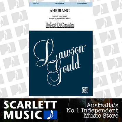 Ahrirang Korean Folk Song for SATB Choir — view 2