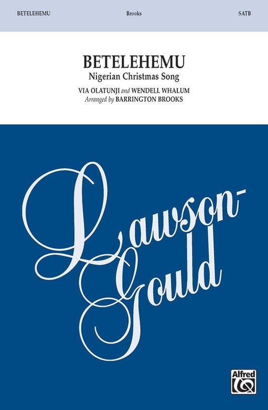 Bethlehemu SATB Choral Sheet Music