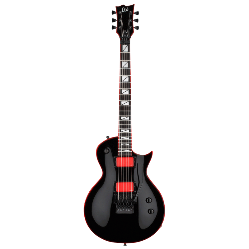 LTD Gary Holt GH-600 Black Signature Guitar with EMG Pickups and Floyd Rose Tremolo