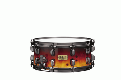 TAMA LGK146 ASF SLP Limited Edition 14x6 G-Kapur Snare Drum with Mappa Burl and Black Nickel Hardware