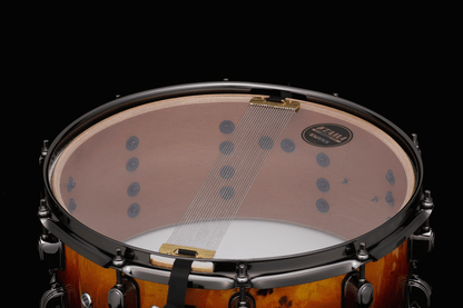 TAMA LGK146 ASF SLP Limited Edition 14x6 G-Kapur Snare Drum with Mappa Burl and Black Nickel Hardware