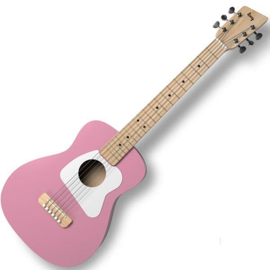 Loog Pro Acoustic VI Pink Beginner's Children's Acoustic Guitar