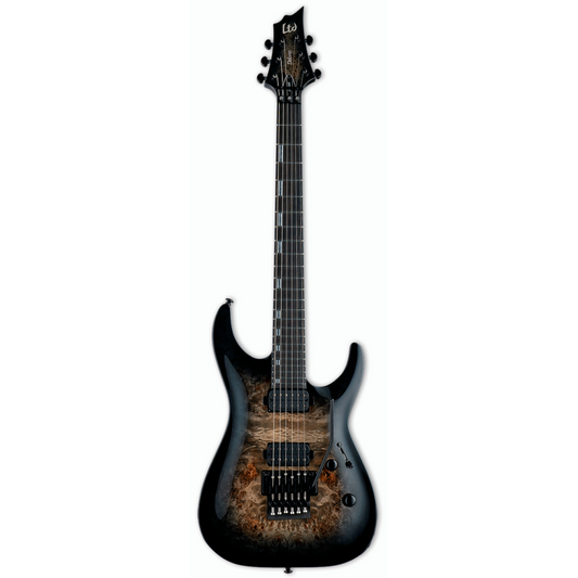 LTD H-1001 FR Black Natural Burst Electric Guitar with Seymour Duncan Pickups and Floyd Rose Bridge