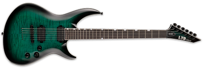 ESP LTD H3-1000 Electric Guitar Black Turquoise Burst